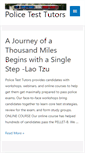 Mobile Screenshot of policetesttutors.com