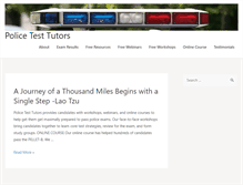 Tablet Screenshot of policetesttutors.com